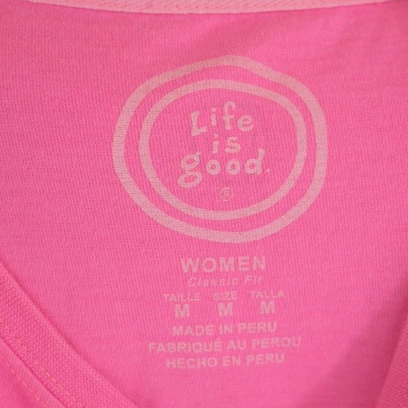 LIFE IS GOOD "GIRLS NIGHT OUT Pink T-shirt - Picture 7 of 8